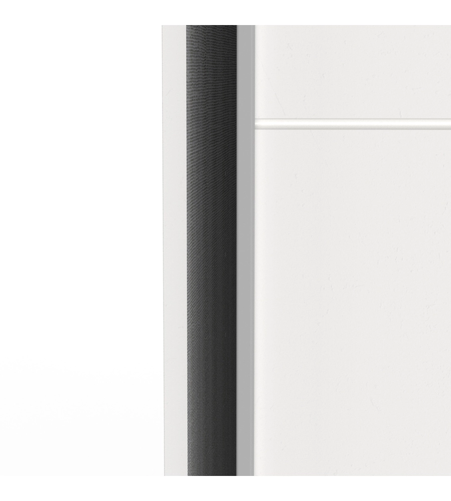 ARMADIO "GHOST" BIANCO CON ANTE SCORREVOLI, 116X59X203 CM